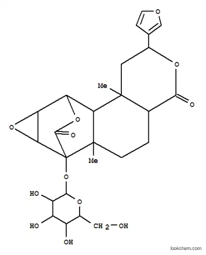 Molecular Structure of 105661-48-1 (2-(furan-3-yl)-6a,9b-dimethyl-4,11-dioxodecahydro-2H-9,7-(epoxymethano)[1]benzoxireno[3,4-f]isochromen-7(4H)-yl hexopyranoside)