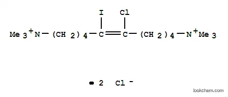 Molecular Structure of 10592-04-8 (5-Decene-1,10-diaminium,5-chloro-6-iodo-N1,N1,N1,N10,N10,N10-hexamethyl-, chloride (1:2))