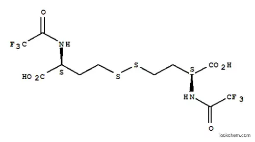 Molecular Structure of 105996-54-1 (4,4′-Dithiobis-2-(trifluoracetyl)aminobutansure)