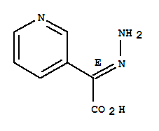 3-PYRIDINEACETIC ACID A-HYDRAZONO-,(E)-