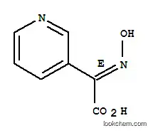 Molecular Structure of 105997-35-1 (3-Pyridineaceticacid,alpha-(hydroxyimino)-,(E)-(9CI))