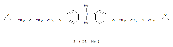 Oxirane,2,2'-[(1-methylethylidene)bis[4,1-phenyleneoxy(methyl-2,1-ethanediyl)oxymethylene]]bis-