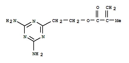 2-Propenoic acid,2-methyl-, 2-(4,6-diamino-1,3,5-triazin-2-yl)ethyl ester