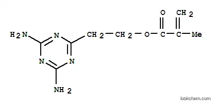 Molecular Structure of 106241-72-9 (2,4-DIAMINO-6-(METHACRYLOYLOXY)ETHYL-1,3,5-TRIAZINE)