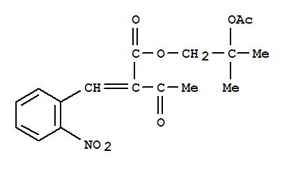 2-(2-Nitrobenzylidene)-3-oxobutanoic Acid, 2-Acetoxy-2-methylpropyl Ester