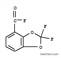 Molecular Structure of 106876-56-6 (1,3-Benzodioxole-4-carbonyl fluoride, 2,2-difluoro- (9CI))