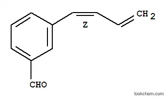 Molecular Structure of 106966-21-6 (Benzaldehyde, 3-(1,3-butadienyl)-, (Z)- (9CI))
