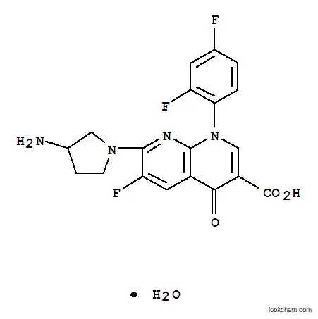 Molecular Structure of 107097-79-0 (Tosufloxacin tosilate)