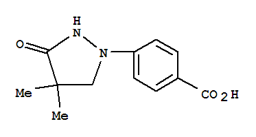 4-(4,4-DIMETHYL-3-OXO-PYRAZOLIDIN-1-YL)-BENZOIC ACID