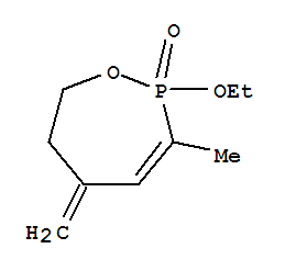 1,2-OXAPHOSPHEPIN,2-ETHOXY-2,5,6,7-TETRAHYDRO-3-METHYL-5-METHYLENE-,2-OXIDE