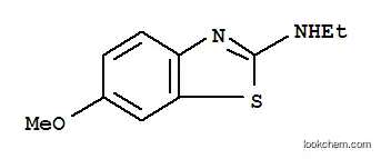 Molecular Structure of 107468-62-2 (2-Benzothiazolamine,N-ethyl-6-methoxy-(9CI))
