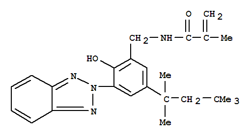 2-Propenamide,N-[[3-(2H-benzotriazol-2-yl)-2-hydroxy-5-(1,1,3,3-tetramethylbutyl)phenyl]methyl]-2-methyl-