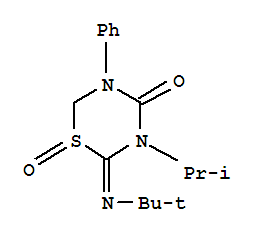 (Z)-2-(tert-butylimino)-3-isopropyl-5-phenyl-1,3,5-thiadiazinan-4-one