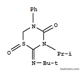 Molecular Structure of 107484-86-6 ((Z)-2-(TERT-BUTYLIMINO)-3-ISOPROPYL-5-PHENYL-1,3,5-THIADIAZINAN-4-ONE)