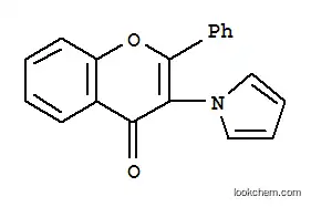 Molecular Structure of 107792-81-4 (4H-1-Benzopyran-4-one,2-phenyl-3-(1H-pyrrol-1-yl)-(9CI))