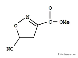 Molecular Structure of 108198-91-0 (3-Isoxazolecarboxylicacid,5-cyano-4,5-dihydro-,methylester(9CI))