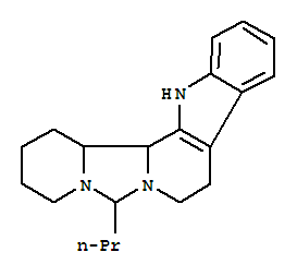 2H,6H-Pyrido[1'',2'':3',4']imidazo[1',5':1,2]pyrido[3,4-b]indole,1,3,4,8,9,14,14b,14c-octahydro-6-propyl-