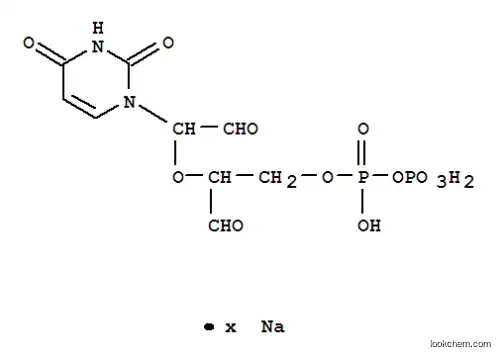 Molecular Structure of 108321-56-8 (URIDINE 5'-DIPHOSPHATE, PERIODATE OXIDIZED SODIUM SALT)