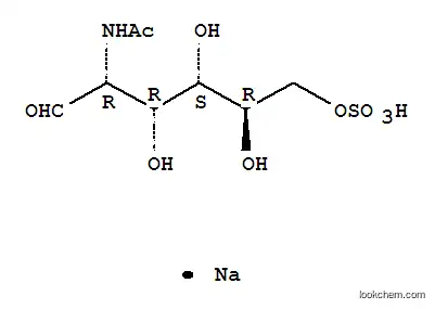 Molecular Structure of 108321-79-5 (N-ACETYLGLUCOSAMINE 6-SULFATE SODIUM SALT)