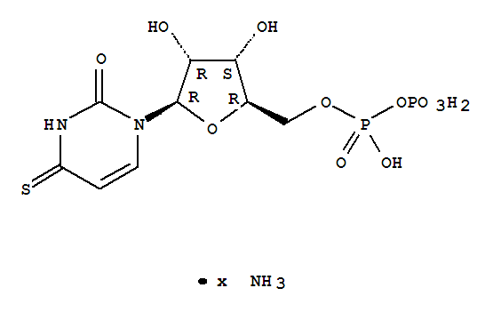 Uridine 5'-(trihydrogendiphosphate), 4-thio-, ammonium salt (9CI)