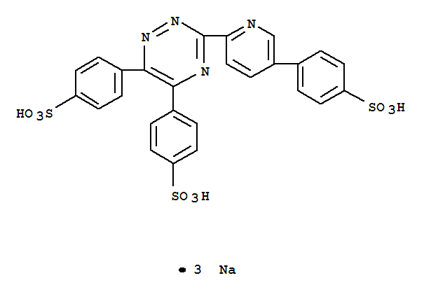 3-(4-PHENYL-PYRIDIN-2-YL)-5,6-DIPHENYL-1,2,4-TRIAZINE TRISULFONIC ACID,TRISODIUM SALT