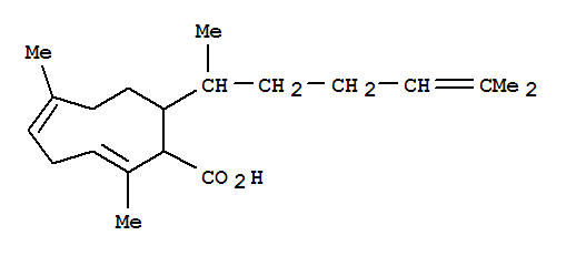 2,5-Cyclononadiene-1-carboxylicacid, 9-(1,5-dimethyl-4-hexenyl)-2,6-dimethyl- (9CI) cas  108864-15-9