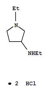 3-Pyrrolidinamine, N,1-diethyl-, dihydrochloride