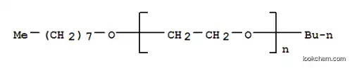 Molecular Structure of 109075-72-1 (Poly(oxy-1,2-ethanediyl), .alpha.-butyl-.omega.-(octyloxy)-)