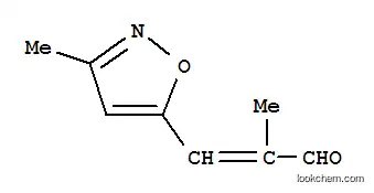 Molecular Structure of 109203-42-1 (2-Propenal,2-methyl-3-(3-methyl-5-isoxazolyl)-(9CI))