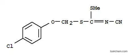 Molecular Structure of 109349-01-1 ([(4-CHLOROPHENOXY)METHYL] METHYL CYANOCARBONIMIDODITHIOATE)