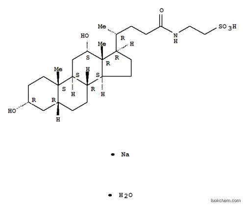 Molecular Structure of 110026-03-4 (TAUROHYODEOXYCHOLIC ACID SODIUM SALT)