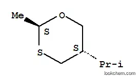 Molecular Structure of 110523-71-2 (1,3-Oxathiane,2-methyl-5-(1-methylethyl)-,trans-(9CI))