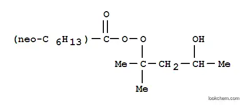 Molecular Structure of 110972-57-1 (1,1-Dimethyl-3-hydroxybutylperoxy neoheptanoate)