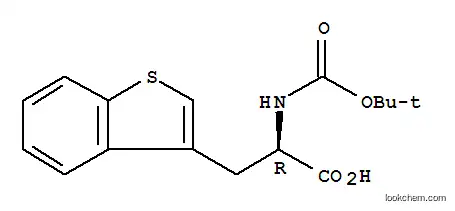 Molecular Structure of 111082-76-9 (BOC-D-3-BENZOTHIENYLALANINE)