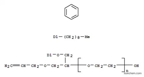 Molecular Structure of 111144-60-6 (α-[1-[(Allyloxy)methyl]-2-(nonylphenoxy)ethyl]-ω-hydroxy-poly(oxyethylene))