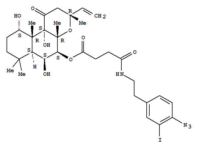 3-IODO-4-AZIDOPHENETHYLAMIDO-7-O-SUCCINYLDEACETYLFORSKOLIN