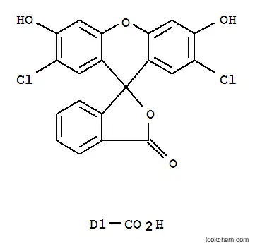 Molecular Structure of 111843-78-8 (5(6)-CARBOXY-2' 7'-DICHLOROFLUORESCEIN)