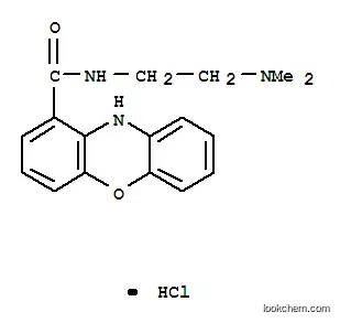 Molecular Structure of 112022-28-3 (N-[2-(dimethylamino)ethyl]-10H-phenoxazine-1-carboxamide hydrochloride (1:1))