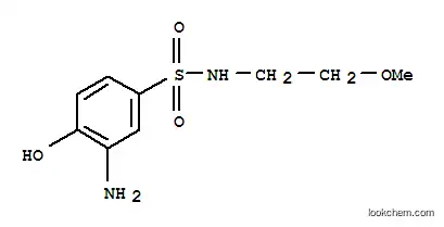 Molecular Structure of 112195-27-4 (2-Aminophenol-4-(2'-methoxy)sulfonethylamide hydrochloride)