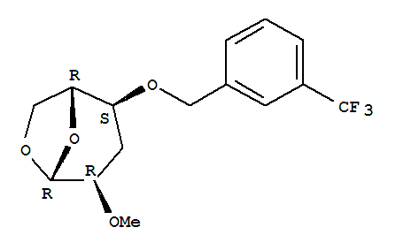 1,6-ANHYDRO-3-DEOXY-2-O-METHYL-4-O-[[3-(TRIFLUOROMETHYL)PHENYL]METHYL]-SS-D-RIBO-HEXOPYRANOSE