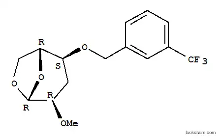 .beta.-D-ribo-Hexopyranose, 1,6-anhydro-3-deoxy-2-O-methyl-4-O-3-(trifluoromethyl)phenylmethyl-