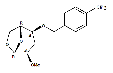 1,6-ANHYDRO-3-DEOXY-2-O-METHYL-4-O-[[4-(TRIFLUOROMETHYL)PHENYL]METHYL]-SS-D-RIBO-HEXOPYRANOSE