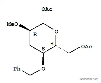 D-ribo-Hexopyranose, 3-deoxy-2-O-methyl-4-O-(phenylmethyl)-, diacetate