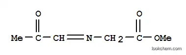 Molecular Structure of 112383-77-4 (Glycine, N-(2-oxopropylidene)-, methyl ester (9CI))