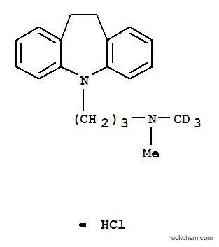 Molecular Structure of 112898-42-7 (IMIPRAMINE-D3 HYDROCHLORIDE 98 ATOM % D)