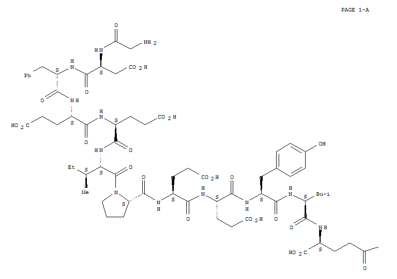 L-Glutamine, glycyl-L-a-aspartyl-L-phenylalanyl-L-a-glutamyl-L-a-glutamyl-L-isoleucyl-L-prolyl-L-a-glutamyl-L-a-glutamyl-L-tyrosyl-L-leucyl-(9CI)