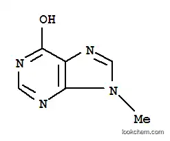 Molecular Structure of 113336-00-8 (9H-Purin-6-ol, 9-methyl- (9CI))