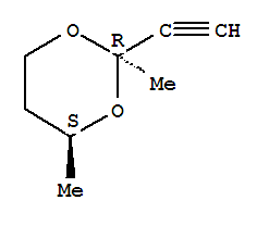 1,3-DIOXANE,2-ETHYNYL-2,4-DIMETHYL-,CIS-