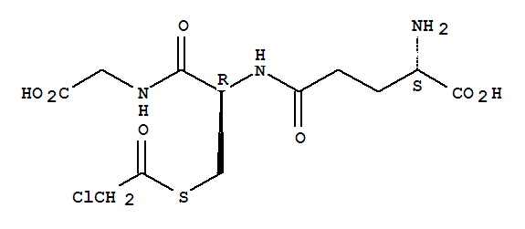 Glycine,N-[S-(chloroacetyl)-N-L-g-glutamyl-L-cysteinyl]- (9CI)