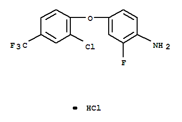 Benzenamine,4-[2-chloro-4-(trifluoromethyl)phenoxy]-2-fluoro-, hydrochloride (1:1)